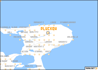 map of Pluckow