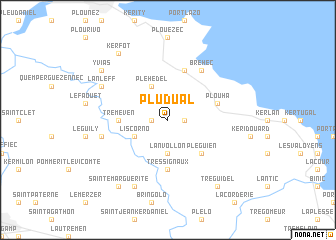 map of Pludual