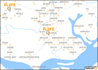 map of Plufe