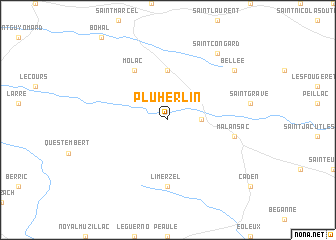 map of Pluherlin