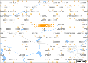 map of Pluhŭv Ždʼár