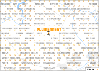 map of Pluimennest