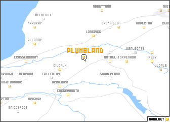 map of Plumbland