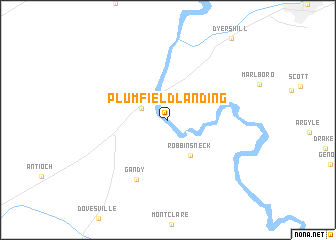 map of Plumfield Landing