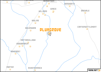 map of Plum Grove