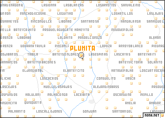 map of Plumita