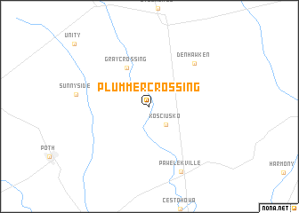 map of Plummer Crossing