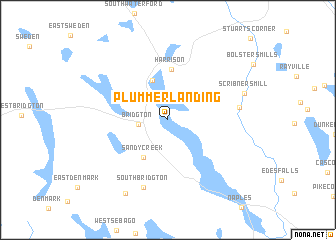 map of Plummer Landing