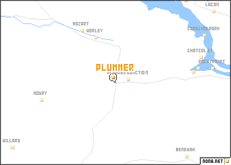 map of Plummer