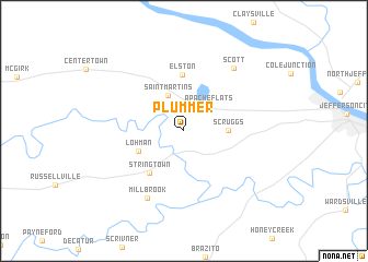 map of Plummer