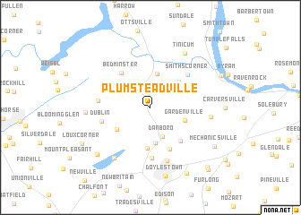 map of Plumsteadville