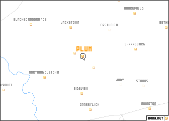 map of Plum