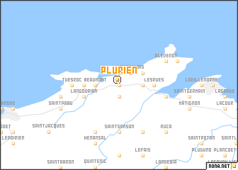map of Plurien