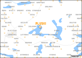 map of Pluski