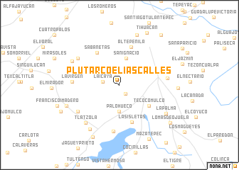 map of Plutarco Elías Calles