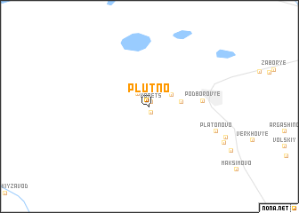 map of Plutno