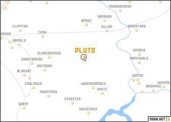 map of Pluto