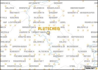 map of Plütscheid