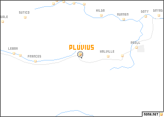 map of Pluvius