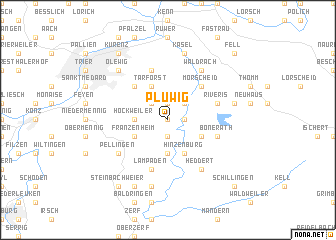 map of Pluwig