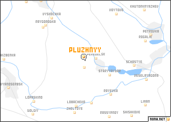 map of Pluzhnyy
