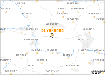 map of Plyakhova