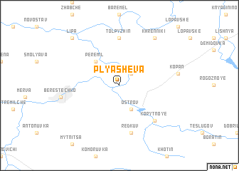 map of Plyasheva