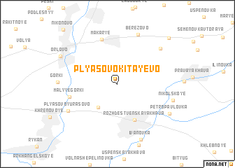 map of Plyasovo-Kitayevo