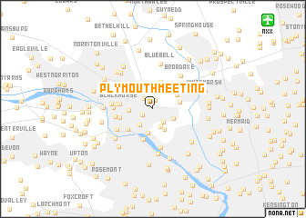 map of Plymouth Meeting