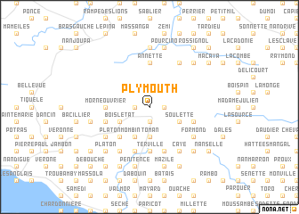 map of Plymouth