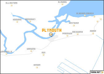 map of Plymouth
