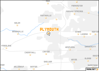 map of Plymouth