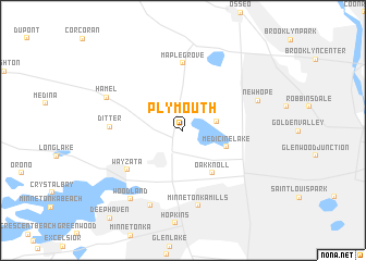 map of Plymouth
