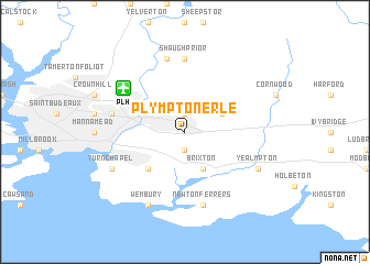 map of Plympton Erle