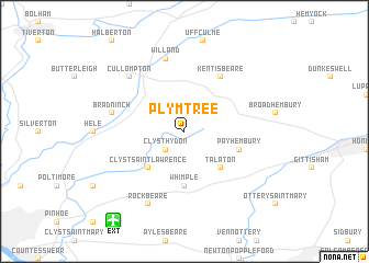 map of Plymtree