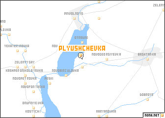 map of Plyushchevka