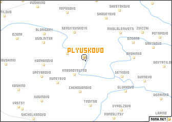 map of Plyuskovo