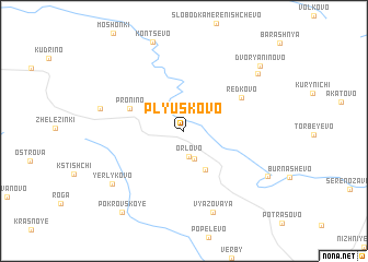 map of Plyuskovo