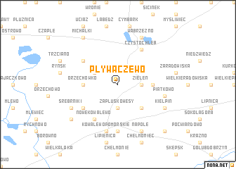 map of Pływaczewo