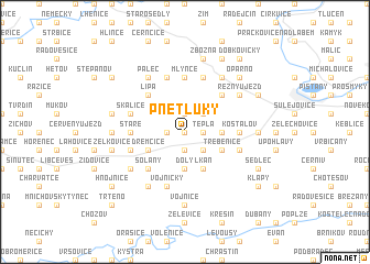map of Pnětluky