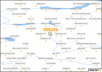 map of Pnëvna