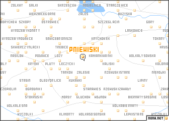 map of Pniewiski