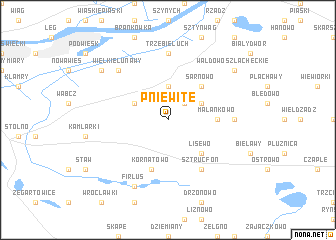 map of Pniewite