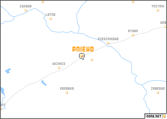 map of Pniewo