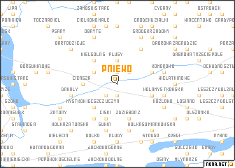 map of Pniewo