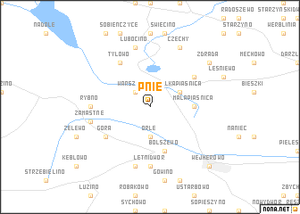 map of Pnie