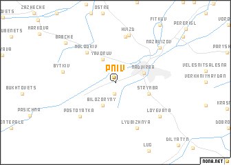 map of Pniv