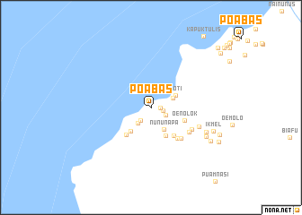 map of Poabas