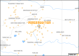 map of Poage Addition