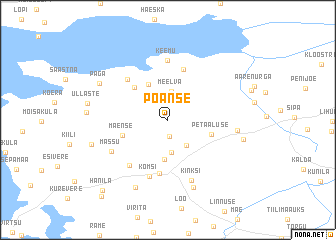 map of Poanse